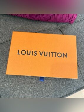 Authentic New Louis Vuitton Orange Box and Dust Bag